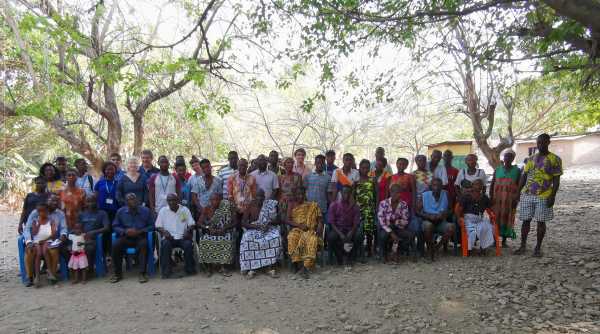 Field visit to lake side community